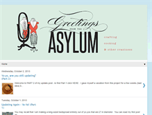 Tablet Screenshot of greetingsfromtheasylum.com